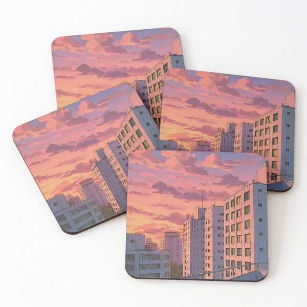 Item preview, Retro Urban Anime Skyline designed and sold by bapupa.