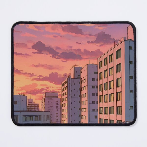 Item preview, Retro Urban Anime Skyline designed and sold by bapupa.