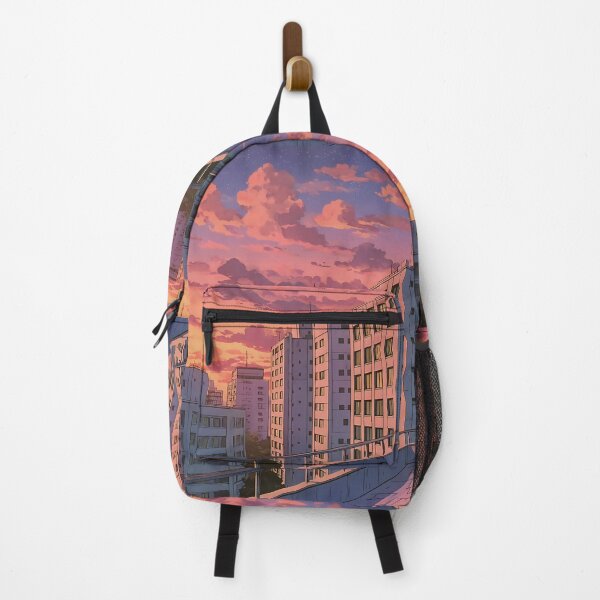 Item preview, Retro Urban Anime Skyline designed and sold by bapupa.