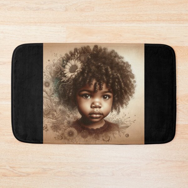 Item preview, African Baby Girl With Curly Hair  designed and sold by PrintAfricanArt.