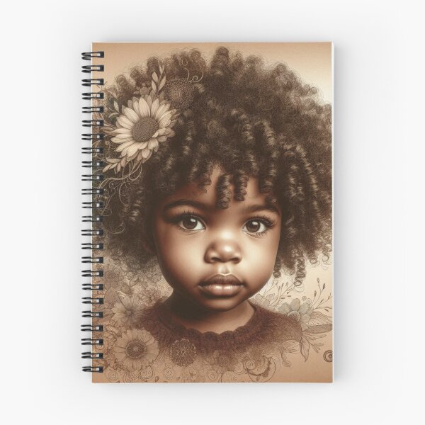 Item preview, African Baby Girl With Curly Hair  designed and sold by PrintAfricanArt.