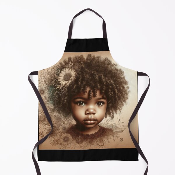 Item preview, African Baby Girl With Curly Hair  designed and sold by PrintAfricanArt.
