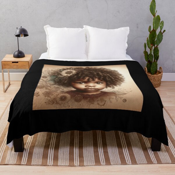 Item preview, African Baby Girl With Curly Hair  designed and sold by PrintAfricanArt.