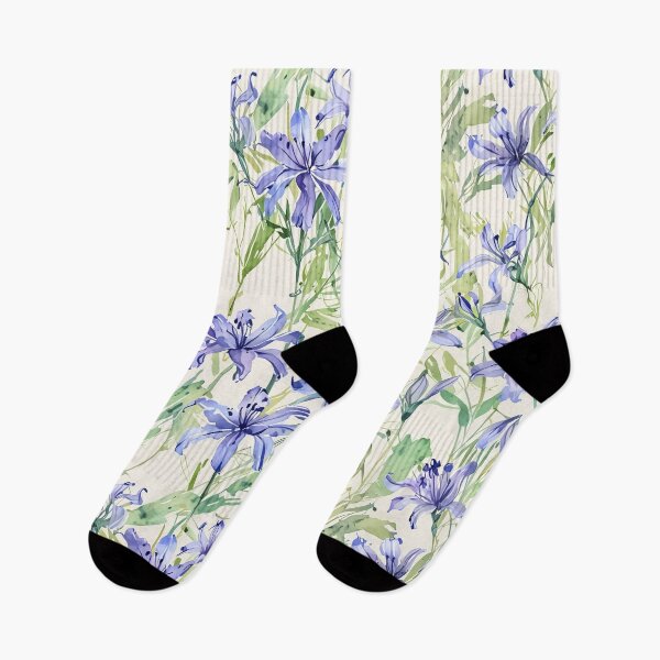 Item preview, Blue Watercolor Floral designed and sold by CoolPixels.