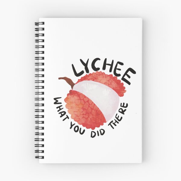 Item preview, Lychee What You Did There - Punny lychee illustration designed and sold by JosieMakesStuff.