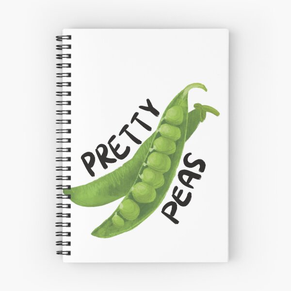 Item preview, Pretty Peas - Punny pea illustration designed and sold by JosieMakesStuff.