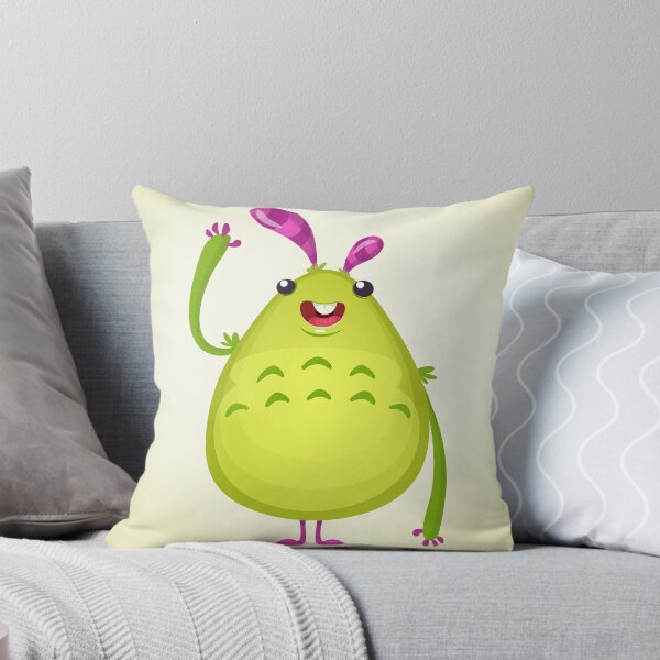 Item preview, Playful CartooFriendly Lime Green Cartoon Monster – Cute Kids Character Designn Monkey – Fun Relaxed Pose Illustration designed and sold by TeesHearts100.
