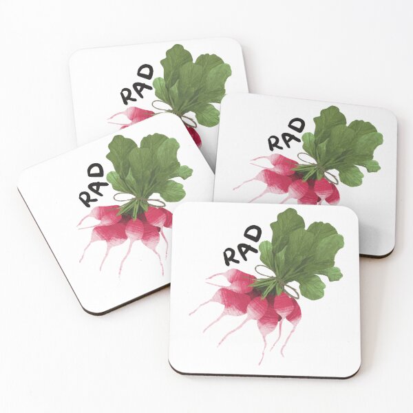 Item preview, Rad - Punny radish illustration designed and sold by JosieMakesStuff.