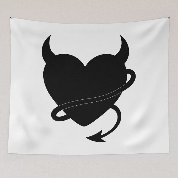 Item preview, Devilish Broken Heart silhuet Vector Illustration designed and sold by AFernandesDSG.