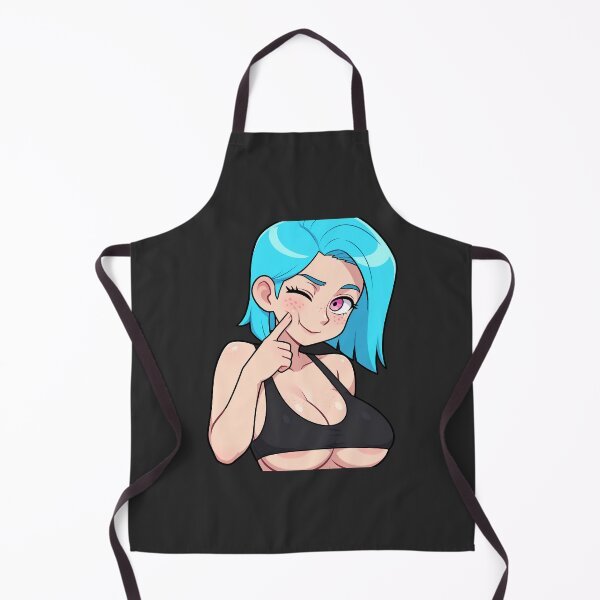 Item preview, Winking Anime Girl Touching Cheek – Kumi (Original Character Art) designed and sold by Kumi-dsgn.