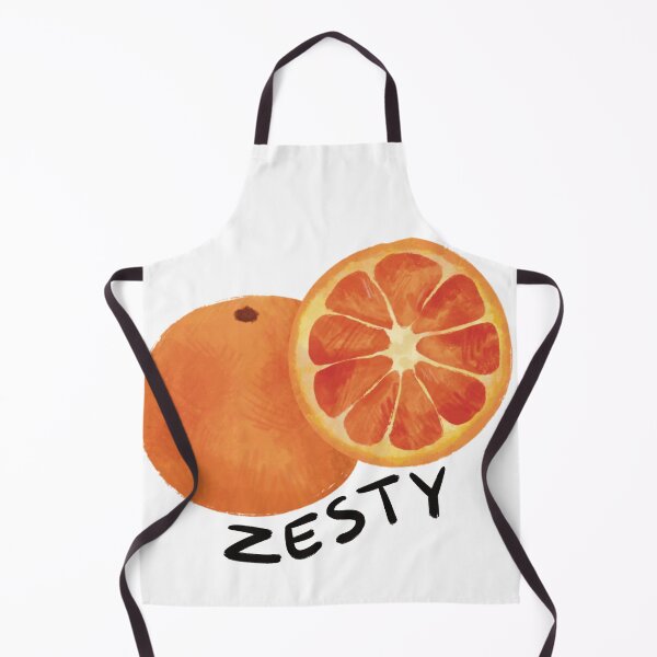 Item preview, Zesty - Punny orange illustration designed and sold by JosieMakesStuff.