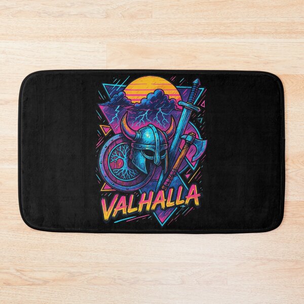 Item preview, Valhalla Norse Retro Vaporwave designed and sold by TomFrontierArt.