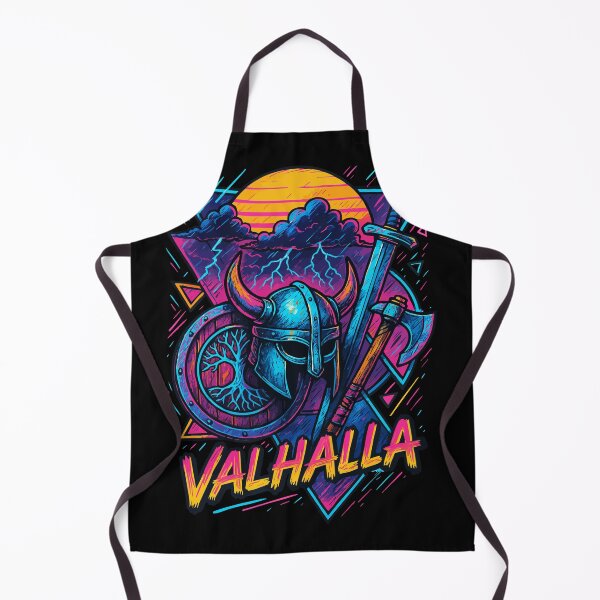 Item preview, Valhalla Norse Retro Vaporwave designed and sold by TomFrontierArt.