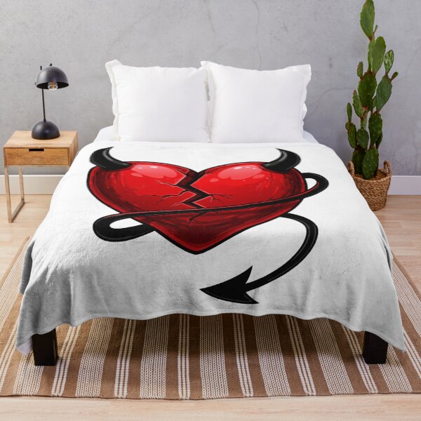 Item preview, Devilish Broken Heart Vector Illustration designed and sold by AFernandesDSG.