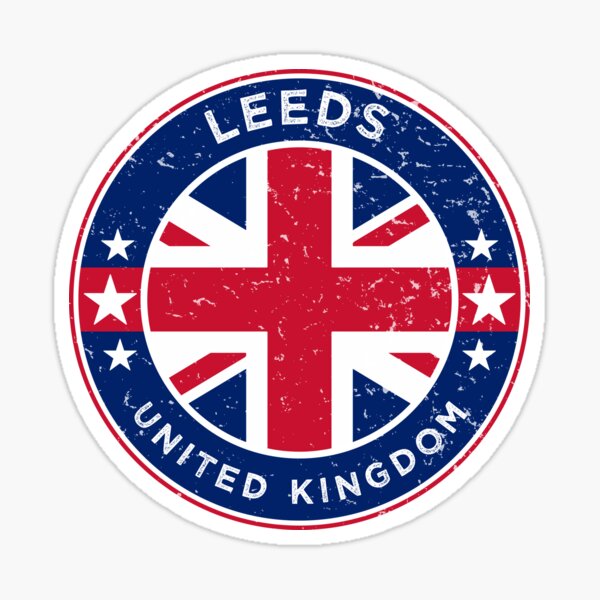 Item preview, Leeds UK Union Jack Northern City designed and sold by ArtByKatti.