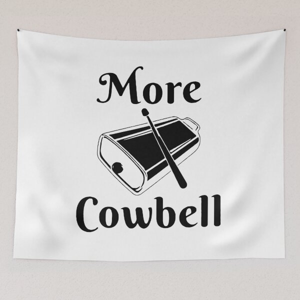 Item preview, More Cowbell designed and sold by Angry Swan Designs.
