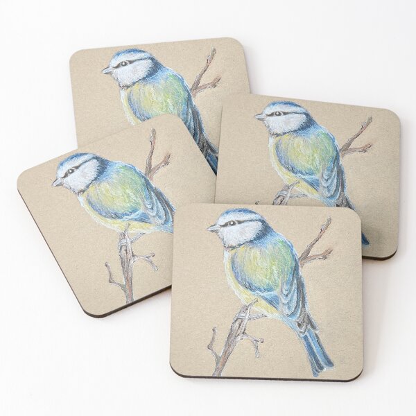 Item preview, Eurasian Blue Tit designed and sold by RaydiantHues.
