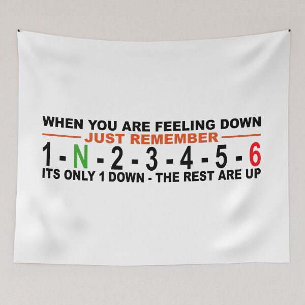 Item preview, Motorcycle gear change, 6 speed, 1 down, 5 up (for light colours) designed and sold by Dis-An-Dat.