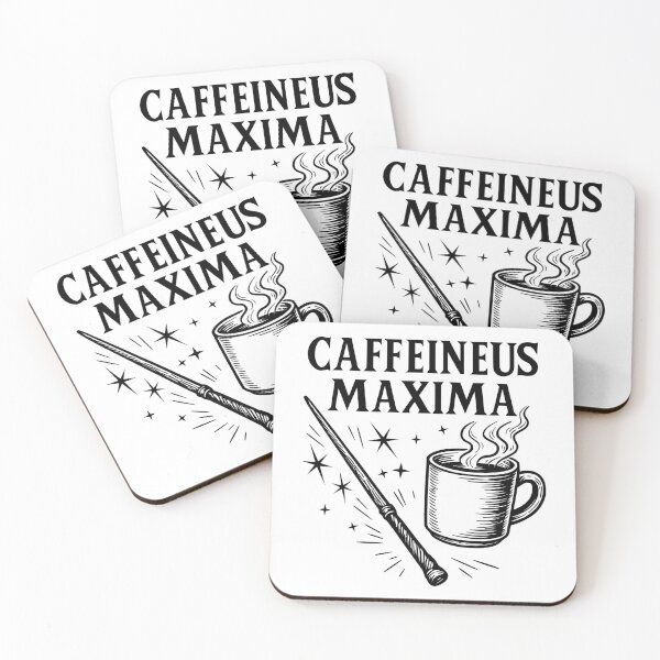 Item preview, Caffeineus Maxima, Spellbinding Coffee Magic Tee designed and sold by All DayTees.