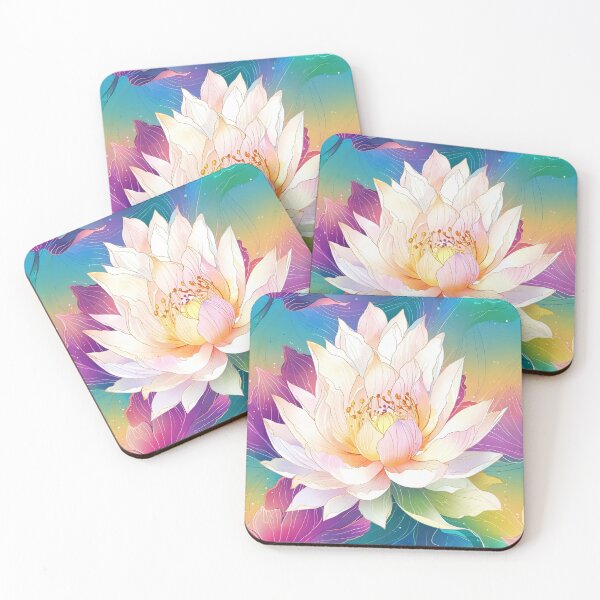Item preview, Colorful Lotus Flower designed and sold by CoolPixels.