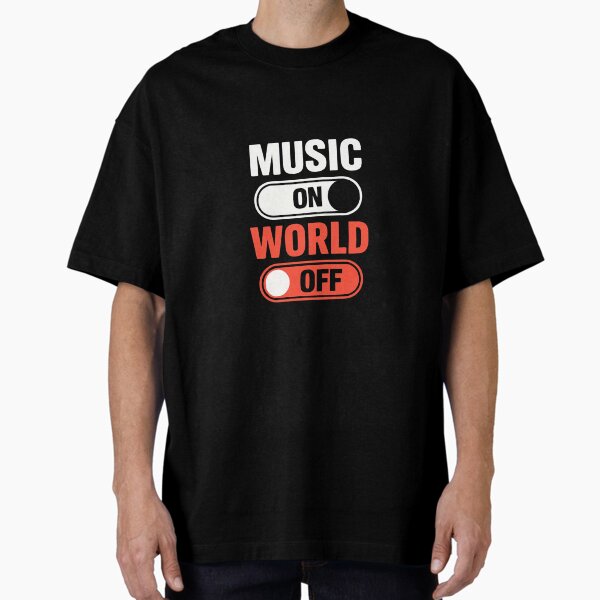 Item preview, Music On, World Off designed and sold by Sparcus Whiz.