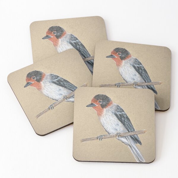 Item preview, Red-Faced Warbler designed and sold by RaydiantHues.