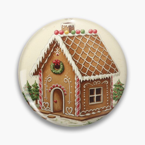 Item preview, Gingerbread Christmas Cottage – A Sweet Winter Dream designed and sold by Pasteltone.