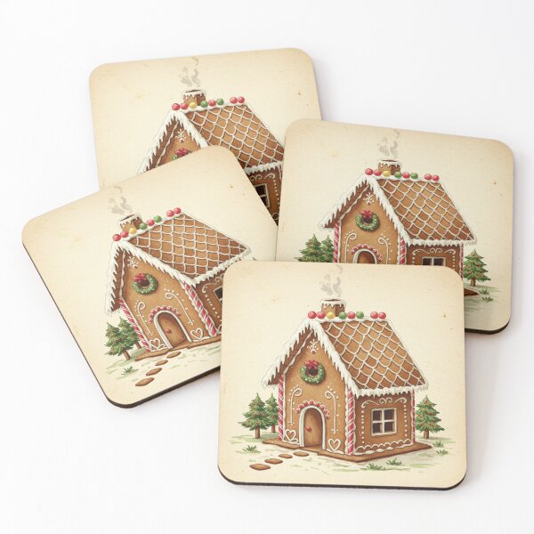 Item preview, Gingerbread Christmas Cottage – A Sweet Winter Dream designed and sold by Pasteltone.