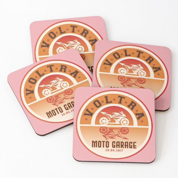 Item preview, Voltra Moto Garage Retro Logo designed and sold by richardmakerhub.