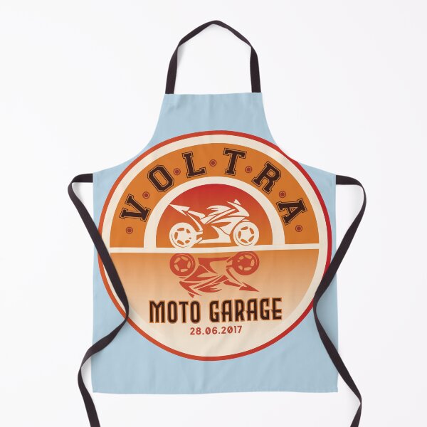 Item preview, Voltra Moto Garage Retro Logo designed and sold by richardmakerhub.