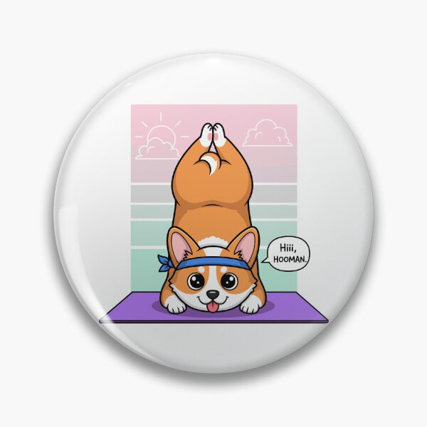 Item preview, Doga Master – Corgi Yoga Instructor designed and sold by Amir Faysal.