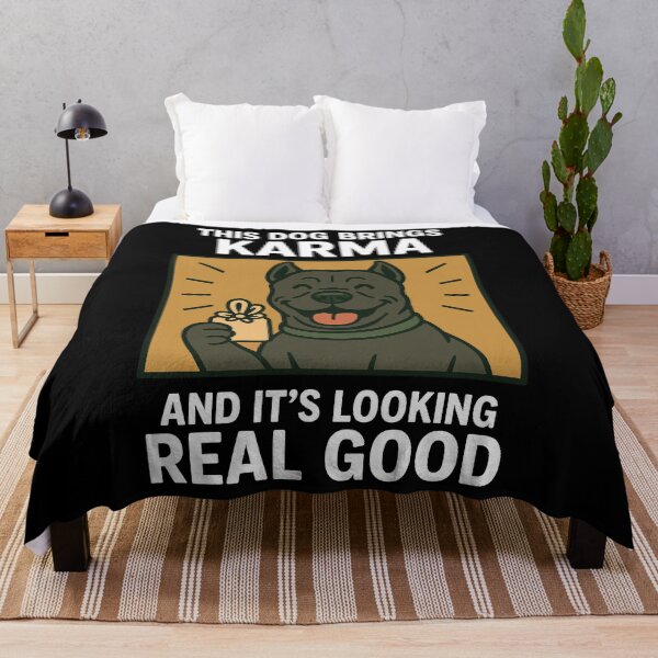 Item preview, Cute Cane Corso Good Karma Dog Lucky Mom Dad Kids designed and sold by FurryHavenPH.