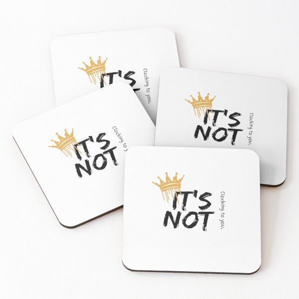 Item preview, It’s Not Clocking to You — Crown Street Art Typography designed and sold by Old-class.
