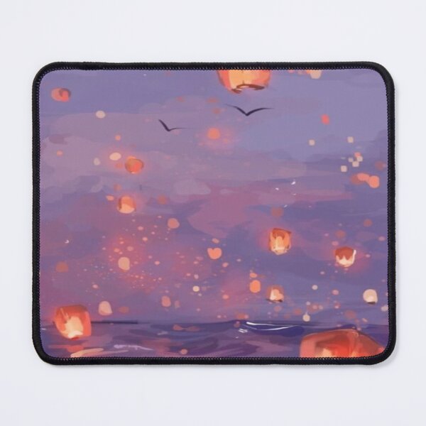 Item preview, beautiful drawing of chinese wish lanterns design designed and sold by NivyasArtistry.