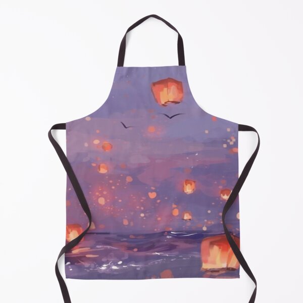 Item preview, beautiful drawing of chinese wish lanterns design designed and sold by NivyasArtistry.