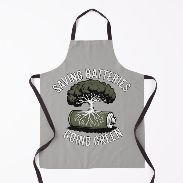 Item preview, Saving Batteries Going Green designed and sold by Printed Mistakes.