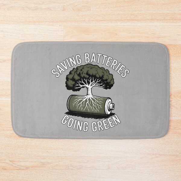 Item preview, Saving Batteries Going Green designed and sold by Printed Mistakes.