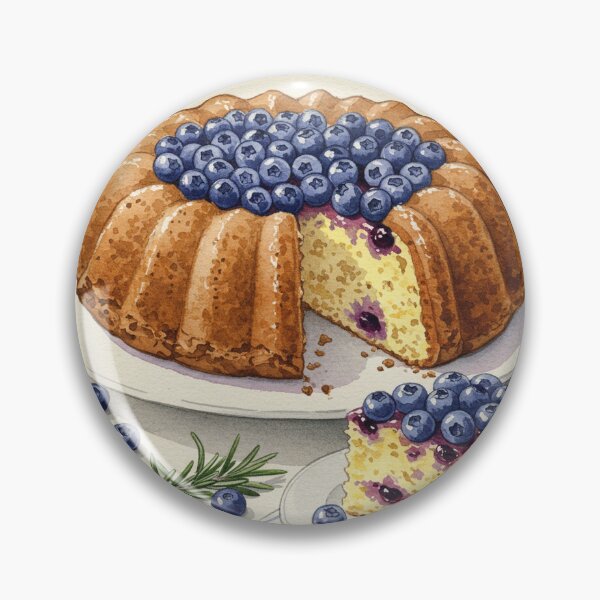 Item preview, Blueberry Bundt Cake – A Cozy Slice of Sweetness designed and sold by Pasteltone.