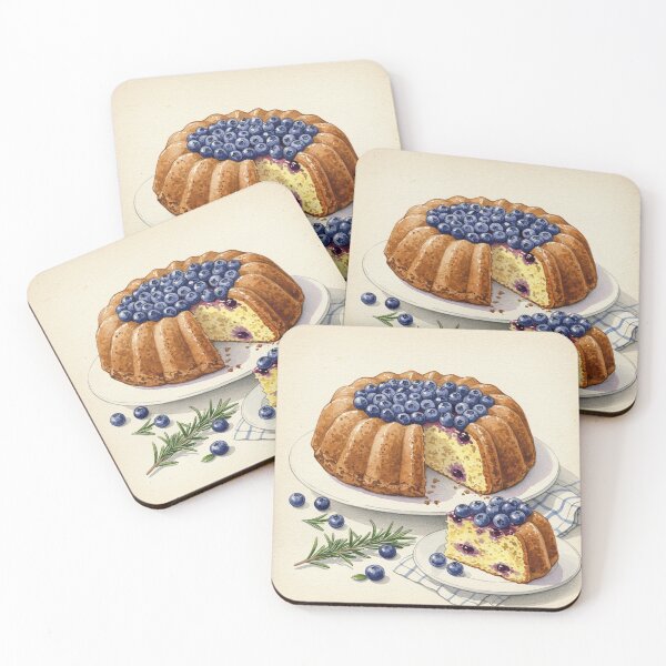 Item preview, Blueberry Bundt Cake – A Cozy Slice of Sweetness designed and sold by Pasteltone.
