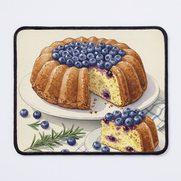 Item preview, Blueberry Bundt Cake – A Cozy Slice of Sweetness designed and sold by Pasteltone.