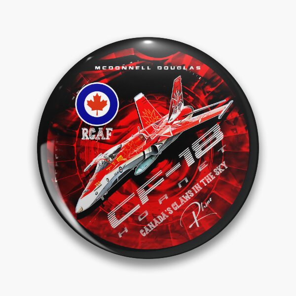 Item preview, CF-18 Hornet RCAF Fighter Jet – Military Aviation Gift designed and sold by Aerolovers.