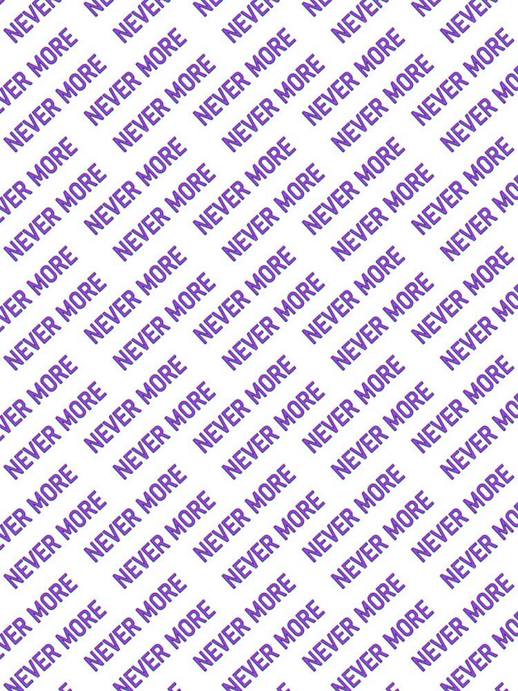 Thumbnail 5 of 5, iPhone Case, Nevermore – Neon Typographic Seamless Pattern designed and sold by ThreadvectorCo.