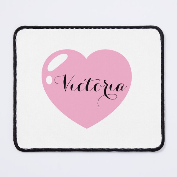 Item preview, Victoria Name with Pink Heart designed and sold by Monika Howarth.