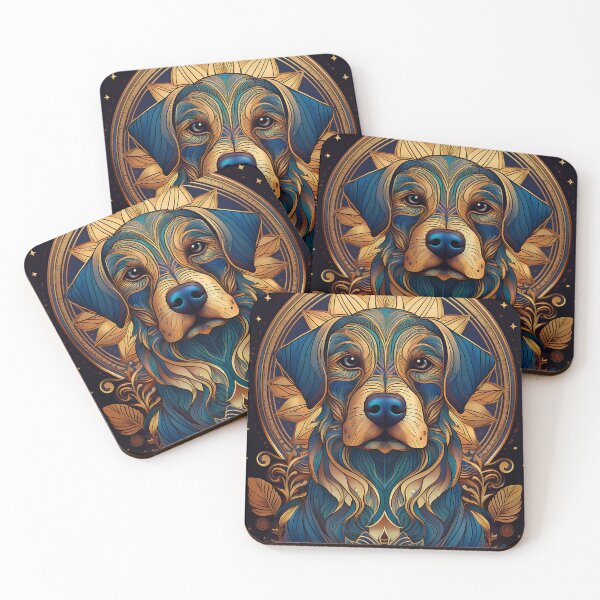 Item preview, Gold King Dog designed and sold by CosmoDigitally.