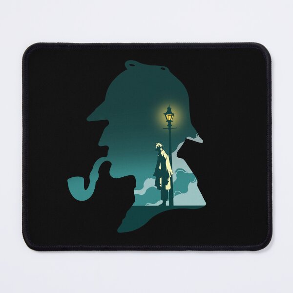 Item preview, Sherlock Holmes Silhouette Art designed and sold by Artsilhouette.