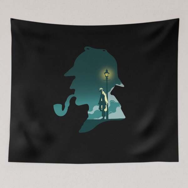 Item preview, Sherlock Holmes Silhouette Art designed and sold by Artsilhouette.