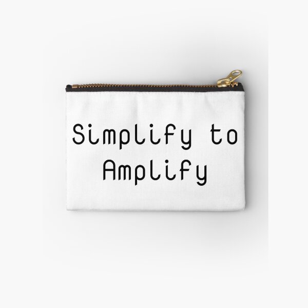 Item preview, Simplify to Amplify designed and sold by Ninjacatoff.