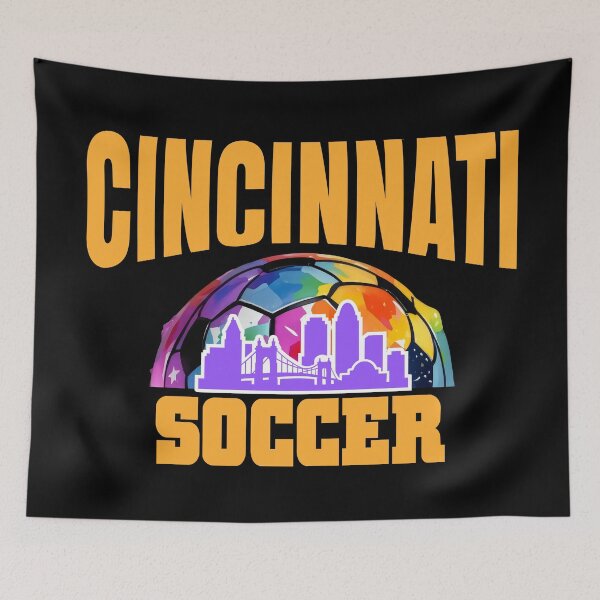 Item preview, Cincinnati Soccer City Skyline Cool Cincy  designed and sold by Colorfulman.
