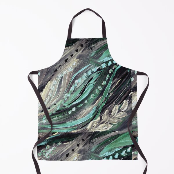 Item preview, Green And Gray Organic Lines Seaweed Abstract designed and sold by Irina Sztukowski.