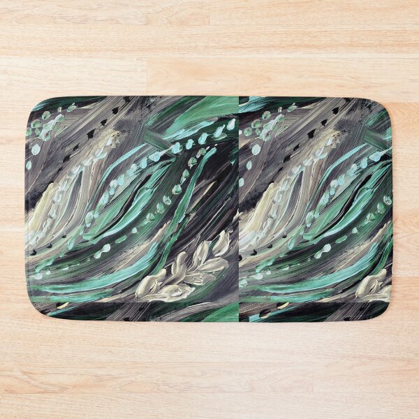 Item preview, Green And Gray Organic Lines Seaweed Abstract  designed and sold by Irina Sztukowski.